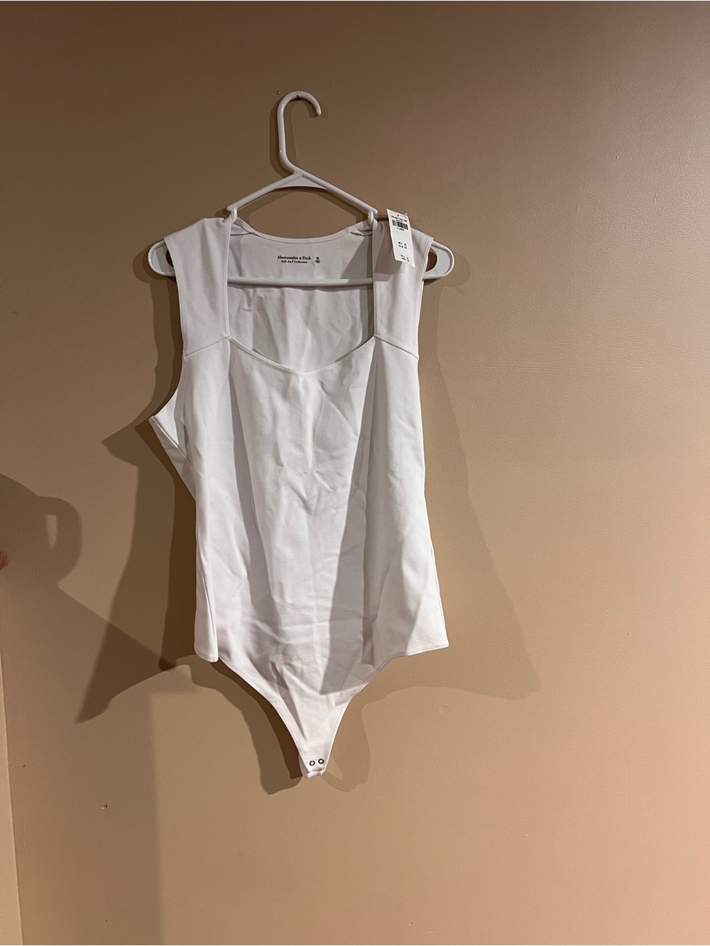 Abercrombie & Fitch Soft AF Collection Square Neck Bodysuit Size XL